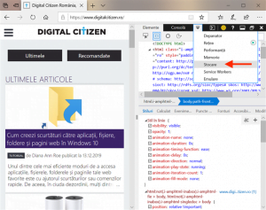 Deschide fila Stocare în Microsoft Edge
