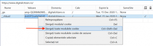Ștergeți toate modulele cookie elimină toate cookie-urile acelei pagini web