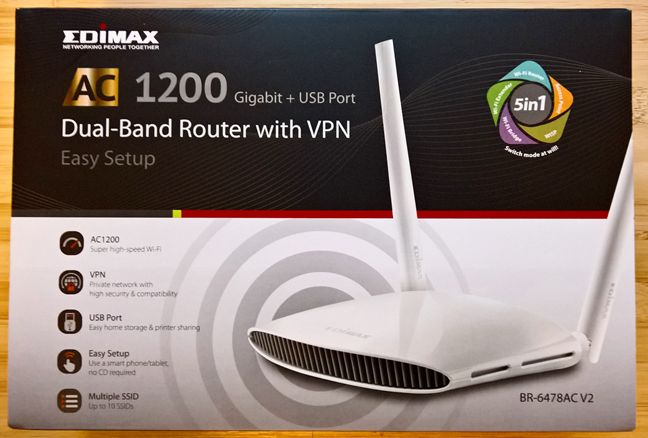 Edimax BR-6478AC V2, AC1200, Gigabit, dual-band, Wi-Fi, router, review, wireless