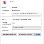 Apasă OK sau Se aplică pentru a salva schimbările