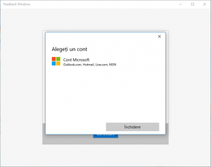 aplicatie, Windows 10, Feedback Windows, raporteaza, voteaza, sugestii, probleme