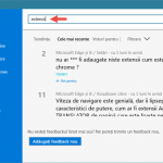 aplicatie, Windows 10, Feedback Windows, raporteaza, voteaza, sugestii, probleme