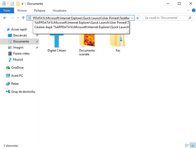 Windows 10, Explorer, File Explorer, folder, pornire
