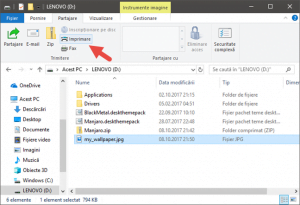 File Explorer, Windows, partajare, fisiere