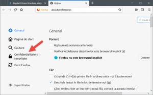 Mozilla Firefox, cookies
