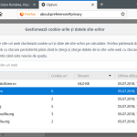 Mozilla Firefox, cookies