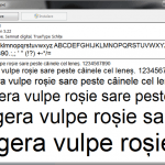 Vizualizează un font instalat