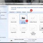 Ascunde un font instalat