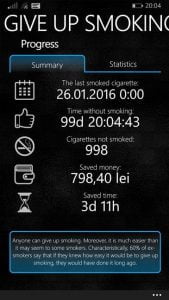 renunta, fumat, tigari, numara, economiseste, Windows 10 Mobile, Windows Phone