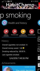 renunta, fumat, tigari, numara, economiseste, Windows 10 Mobile, Windows Phone