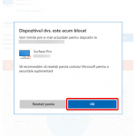 Confirmare de blocare la distanță