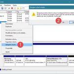 Windows, Gestionare disc