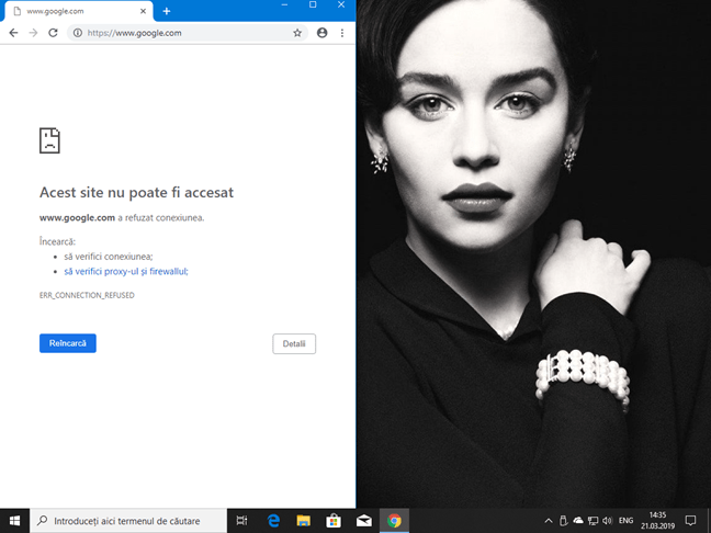 Google.com blocat de fișierul Hosts