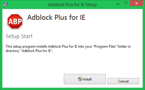Internet Explorer, Adblock Plus, reclame, liste, filtre