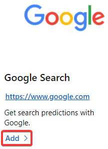 Programul de completare Google Search pentru Internet Explorer