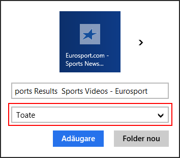 Internet Explorer 11, tactila, versiune, Windows 8.1, preferinte, adauga, sterge, editeaza