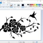 imprima, printeaza, imagine, mare, harta, Windows, Paint