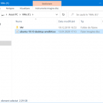 Navigarea la fișierul ISO, folosind File Explorer