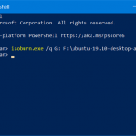 Scrierea unui disc cu isoburn.exe din PowerShell