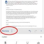 Microsoft Word, Android, documente, insereaza, antet, subsol, numar de pagina