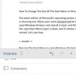 Microsoft Word, Android, documente, insereaza, antet, subsol, numar de pagina