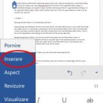 Microsoft Word, Android, documente, insereaza, antet, subsol, numar de pagina