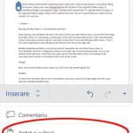 Microsoft Word, Android, documente, insereaza, antet, subsol, numar de pagina
