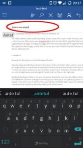 Microsoft Word, Android, documente, insereaza, antet, subsol, numar de pagina