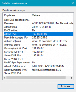 adresa IP, Windows, IPv4, IPv6