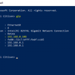 adresa IP, Windows, IPv4, IPv6