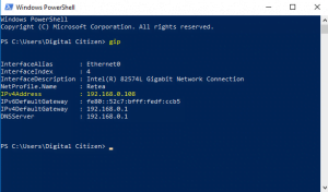 adresa IP, Windows, IPv4, IPv6