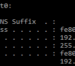 adresa IP, Windows, IPv4, IPv6