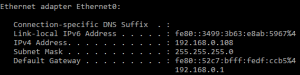 adresa IP, Windows, IPv4, IPv6