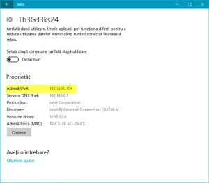 adresa IP, Windows, IPv4, IPv6