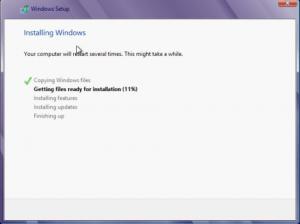 Instalare Windows 8