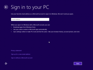 Instalare Windows 8