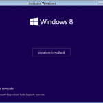 Instalare Windows 8 in romana