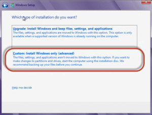 Instalare Windows 8