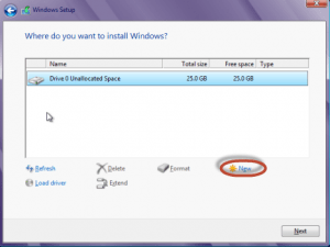 Instalare Windows 8