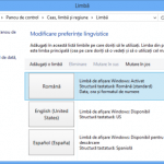 limba, tastatura windows 8