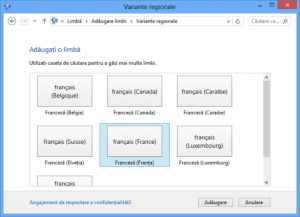 limba, tastatura windows 8