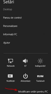 limba, tastatura windows 8