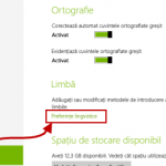 limba, tastatura windows 8