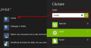 limba, tastatura windows 8