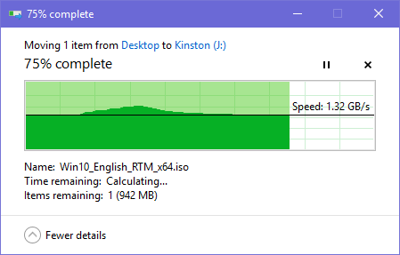 Kingston KC1000, NVMe SSD