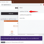Opțiunea de a exporta parolele ca fișier CSV LastPass