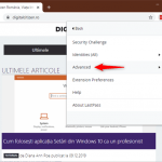 Opțiunea Advanced (Avansat) din opțiunile de cont LastPass