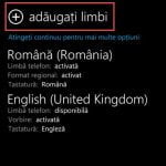 Windows Phone, Windows 10 Mobile, schimba, limba, afisare