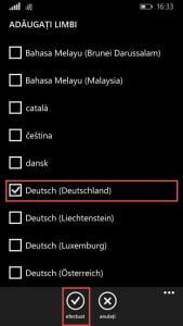 Windows Phone, Windows 10 Mobile, schimba, limba, afisare