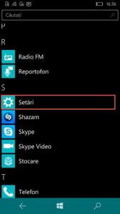 Windows Phone, Windows 10 Mobile, schimba, limba, afisare